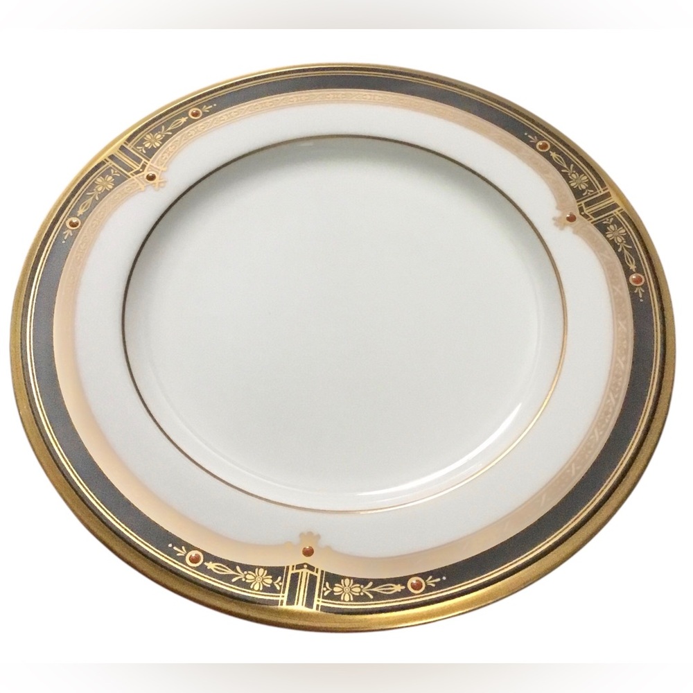 Noritake - Gold and Sable - Cake Plates (Set of 4 pieces)